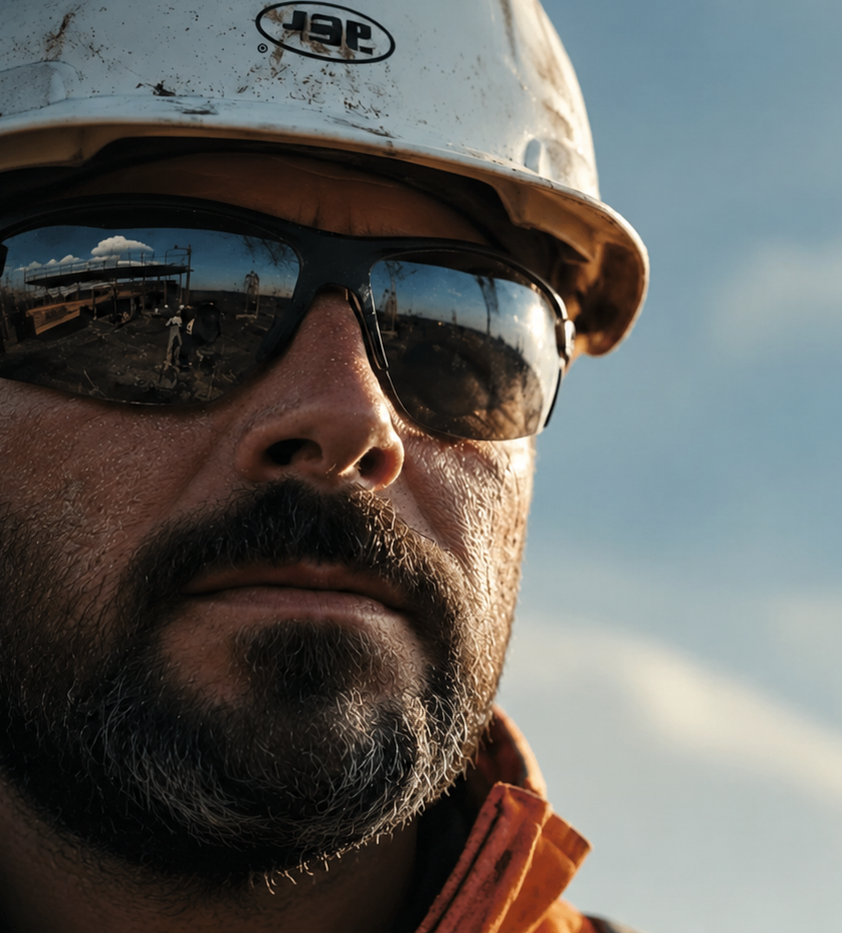 Construction worker on site